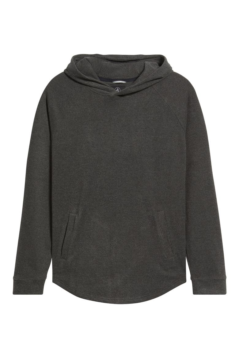 Glasgow Hoodie, Alternate, color, BLACK-HEATHER