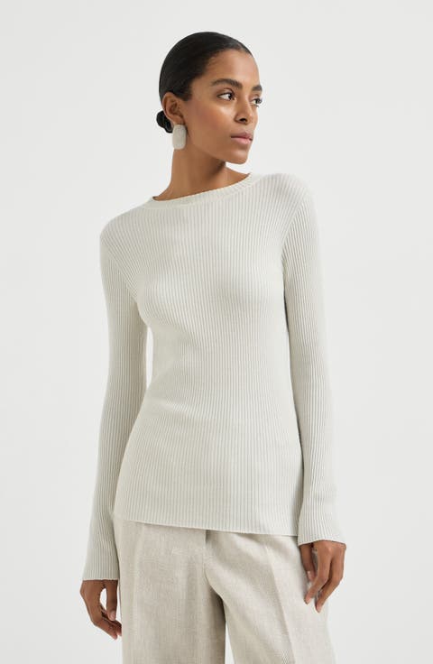 Cashmere and silk Sparkling sweater