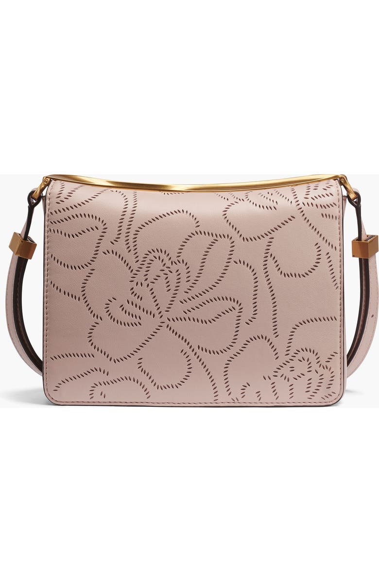 Donna Karan New York Jericho Floral Perf Shoulder, Alternate, color, Snow Petal