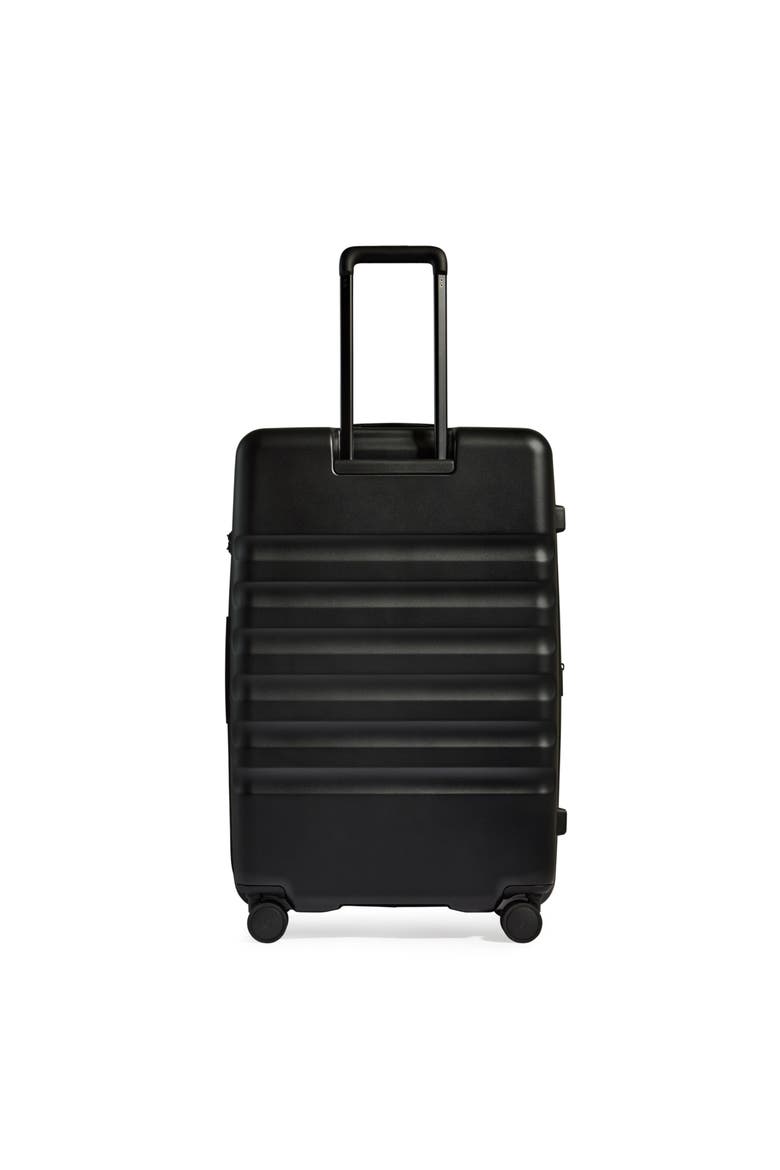 Icon Stripe Large Suitcase, Alternate, color, Black