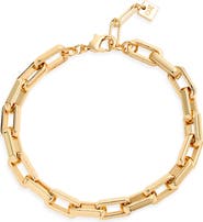 Open Edit Curb Link Anklet