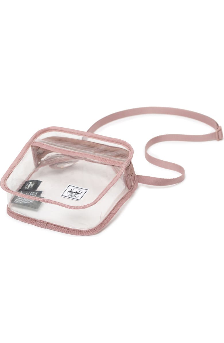 Herschel Supply Co. Classic Clear Crossbody Bag, Alternate, color, Ash Rose