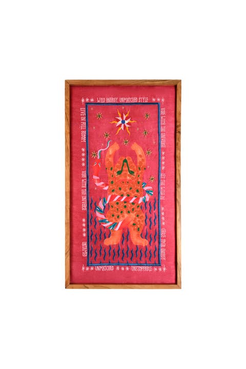 Dadri Handmade Snake Beaded Wooden Artisan Table