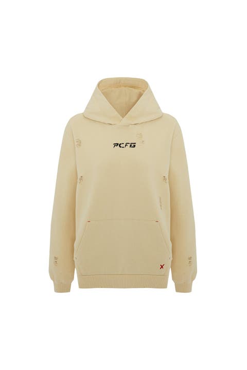 Cotton Destroyed Hoodie