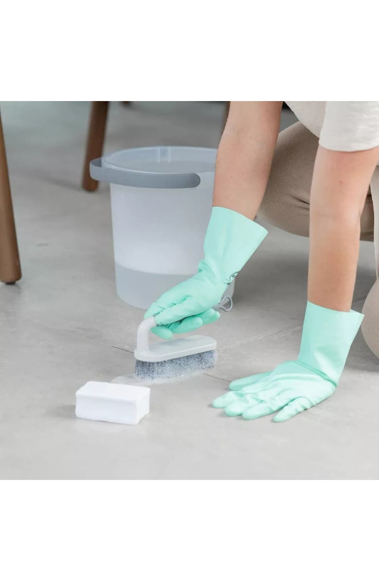 OU All Purpose Heavy Duty Ergonomic Scrub Brush, Alternate, color, White