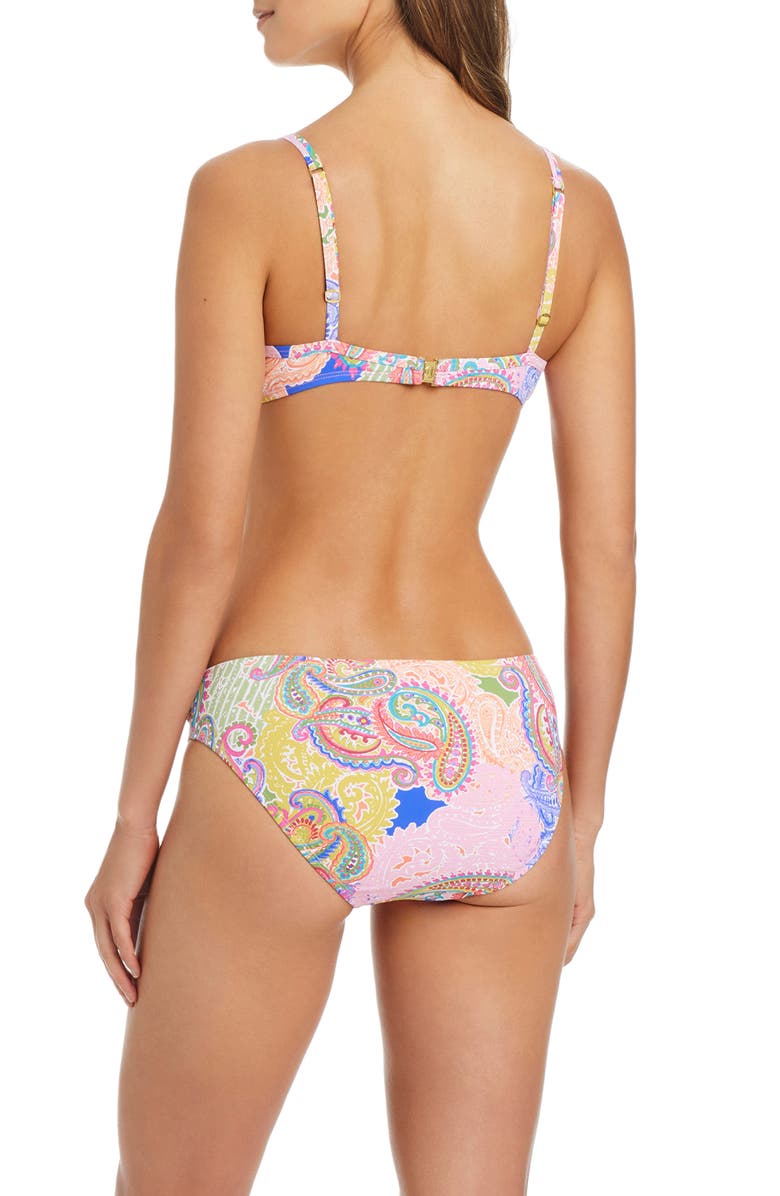 BLEU by Rod Beattie Paisley Underwire Bikini Top, Alternate, color, Pink Multi
