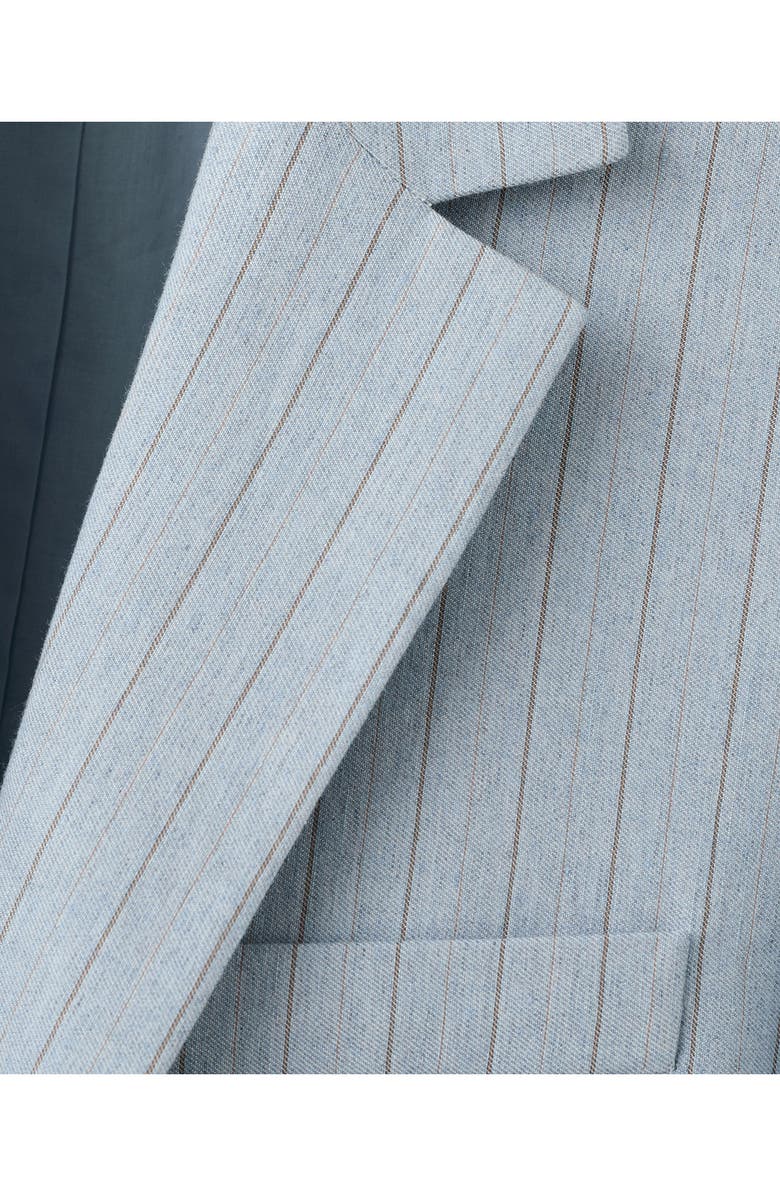 MANGO Pinstripe Suit Blazer, Alternate, color, 