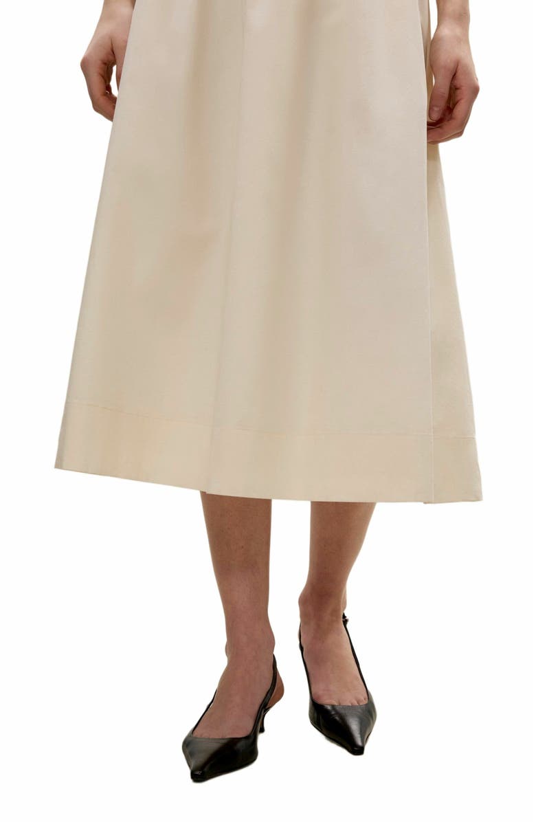 Rebecca Taylor Reese Mixed Media Dress, Alternate, color, Black