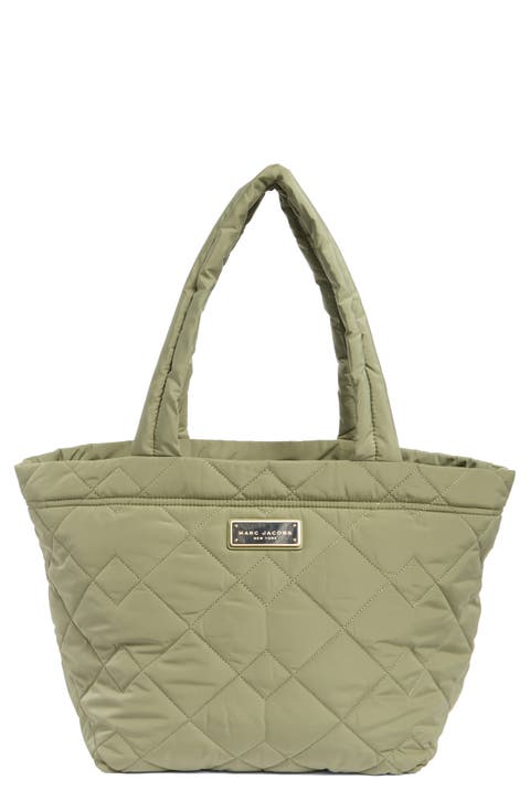 Medium Quilted Nylon Tote