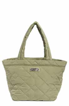 Medium Quilted Nylon Tote