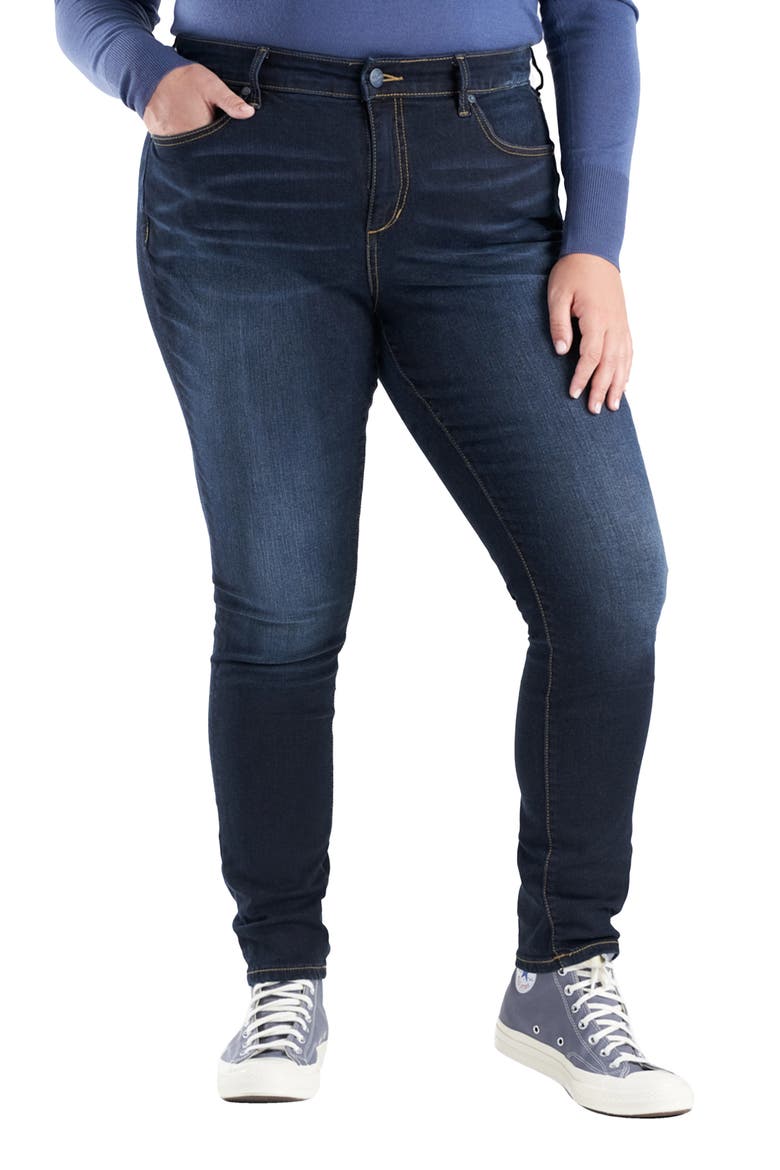 High Waist Skinny Jeans, Main, color, TENLEY