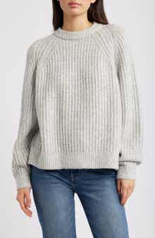 Madewell Rib Cotton Blend Sweater