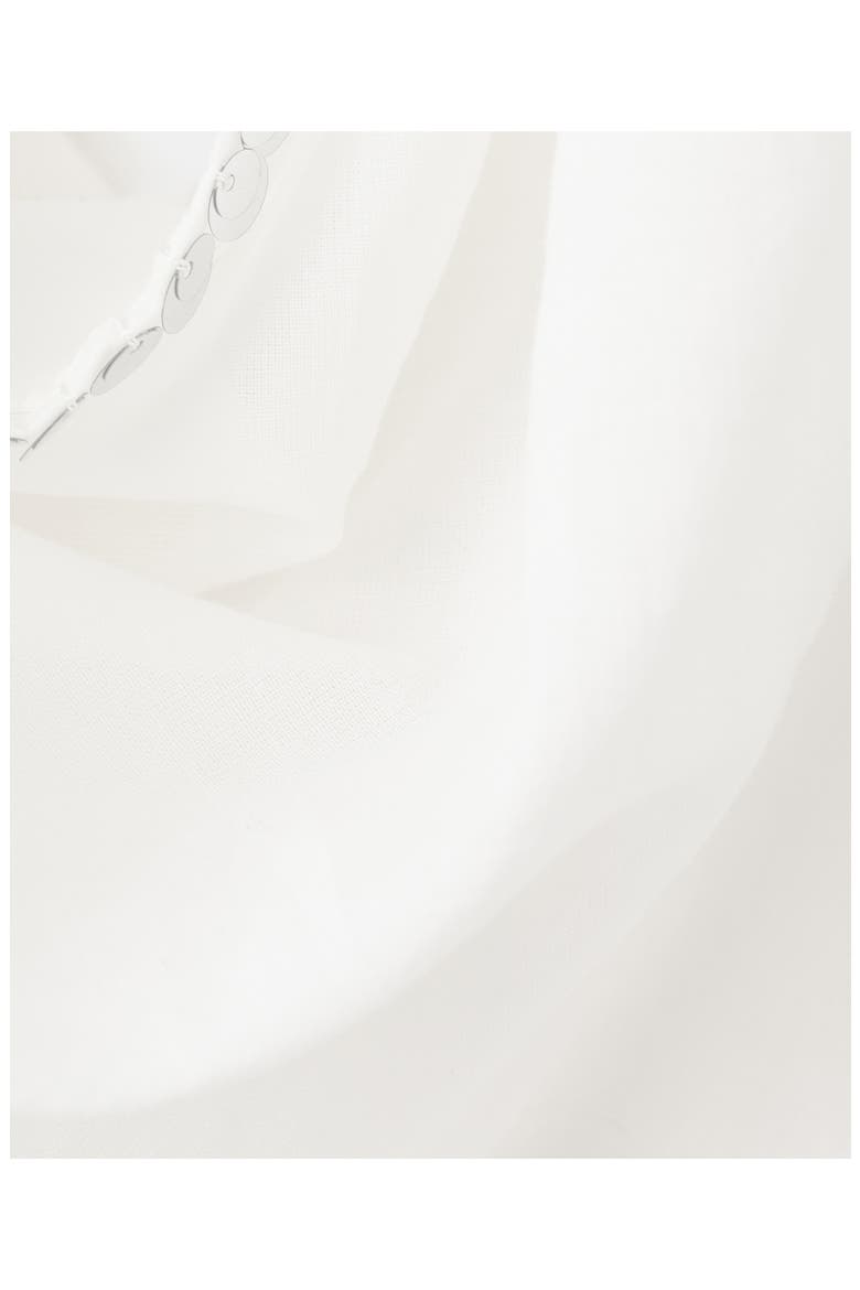 Sequin Drape Halter Top, Alternate, color, OFF WHITE