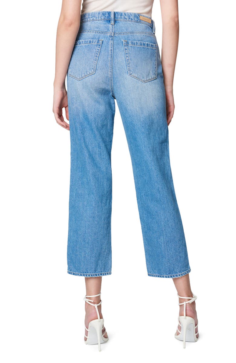 BLANKNYC Baxter Ribcage Ripped Crop Wide Leg Jeans, Alternate, color,