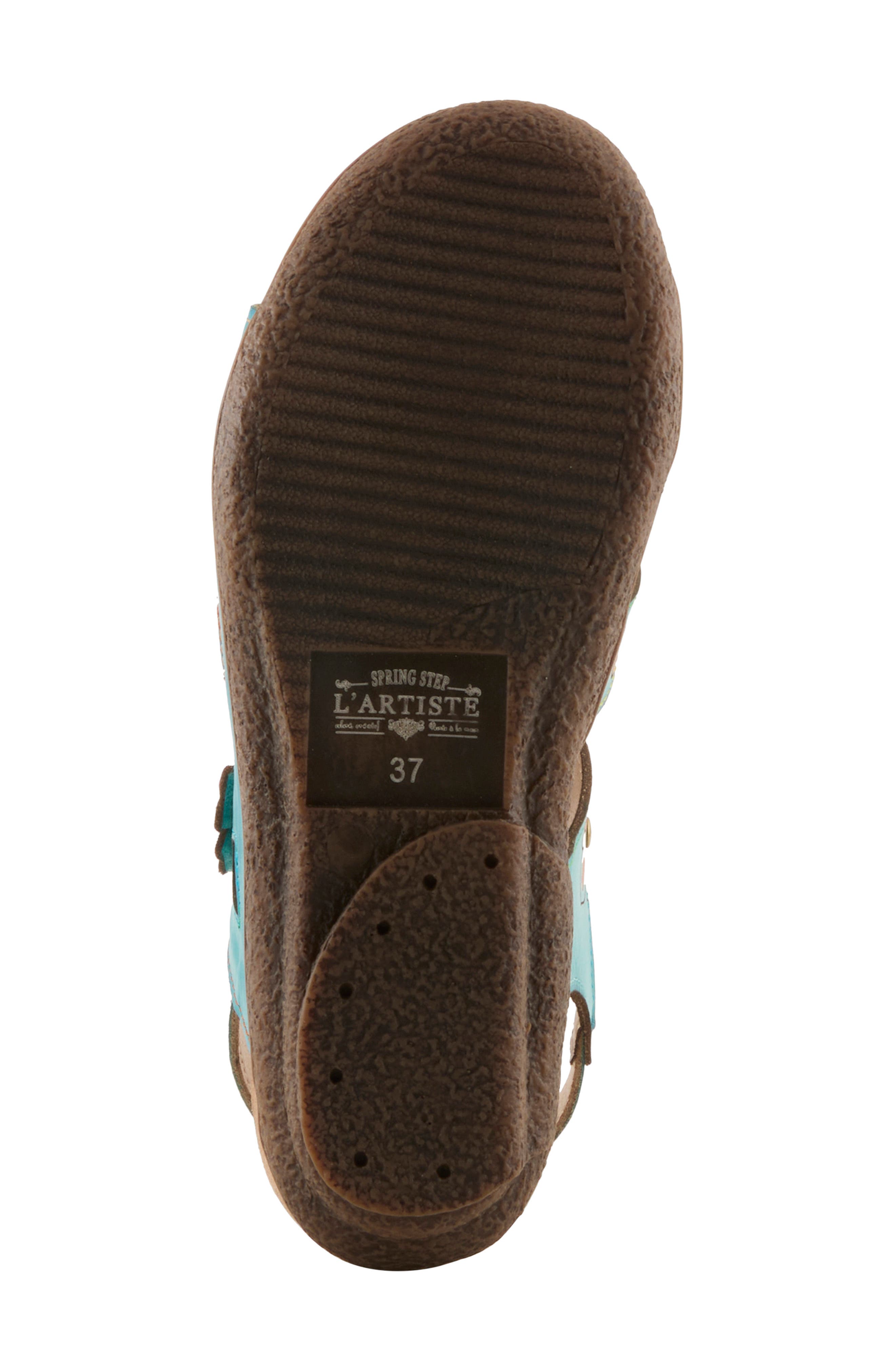 L'Artiste by Spring Step Bethie Ankle Strap Wedge Sandal, Alternate, color, 