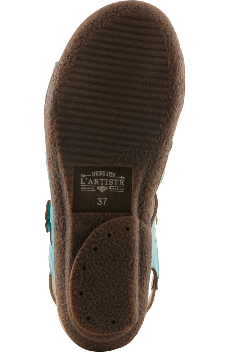 L'Artiste by Spring Step Bethie Ankle Strap Wedge Sandal, Alternate, color,