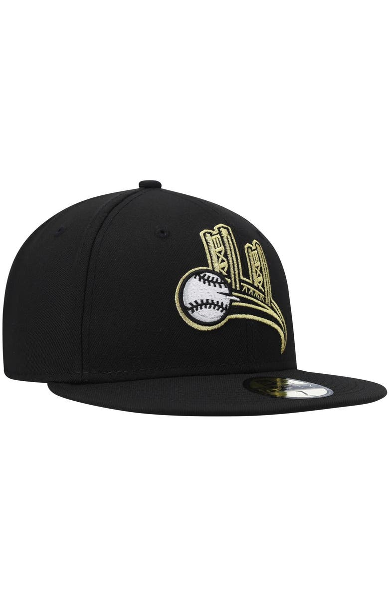 New Era Men's New Era Black Sacramento River Cats Authentic Collection Team Alternate 59FIFTY Fitted Hat, Alternate, color, 