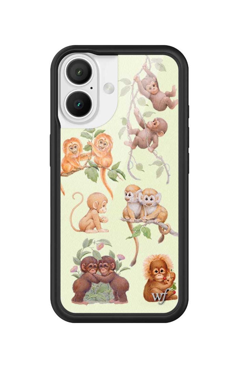 Monkey Biz iPhone Case, Alternate, color, Green