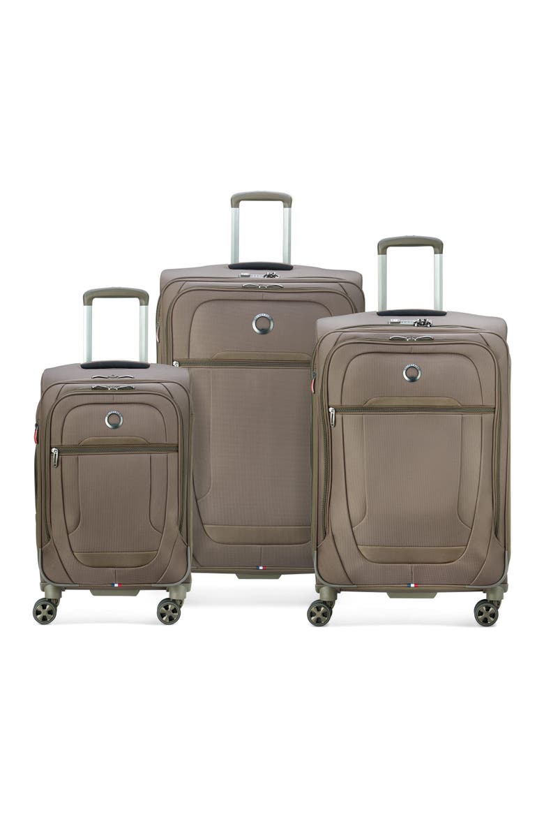 Helium Dlx Softside Expandable (20"/25"/29") 3 Piece Spinner Luggage Set, Main, color, Mocha