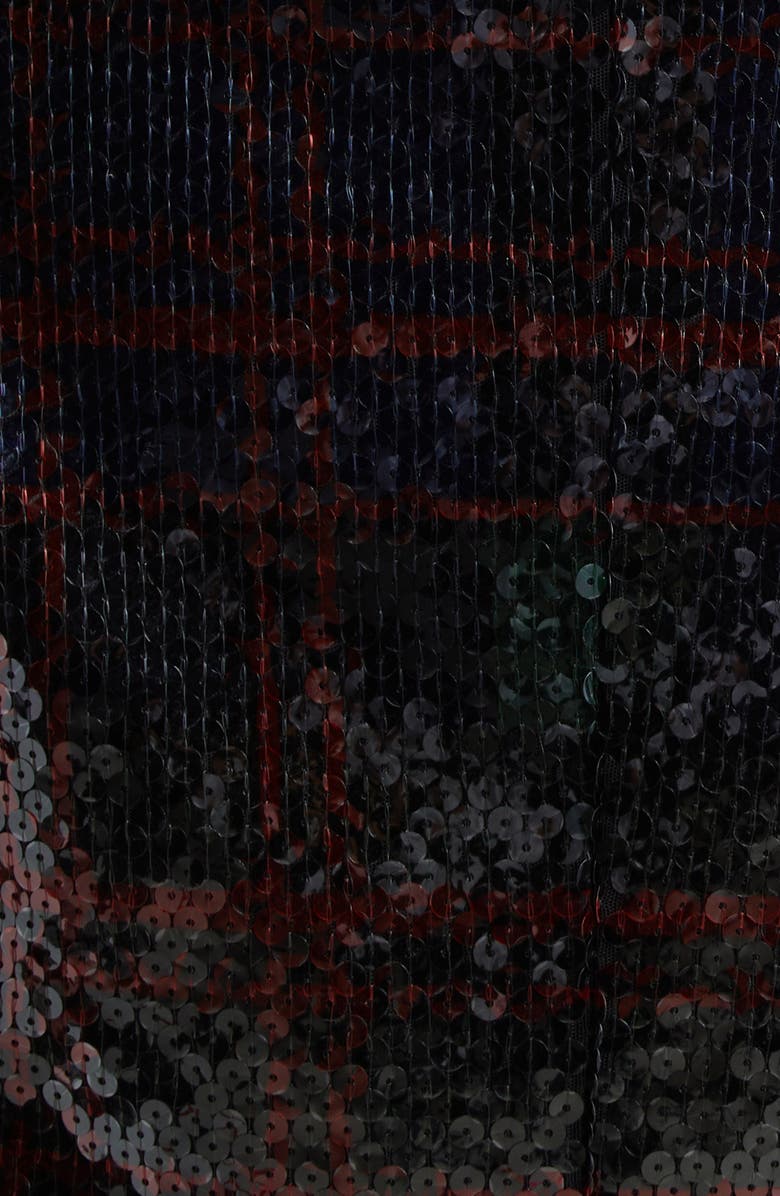 Akris Sequin Plaid Blazer, Alternate, color, 