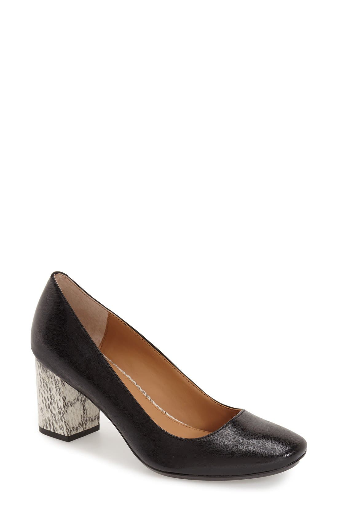Calvin Klein 'Cirilla' Block Heel Pump, Main, color, 