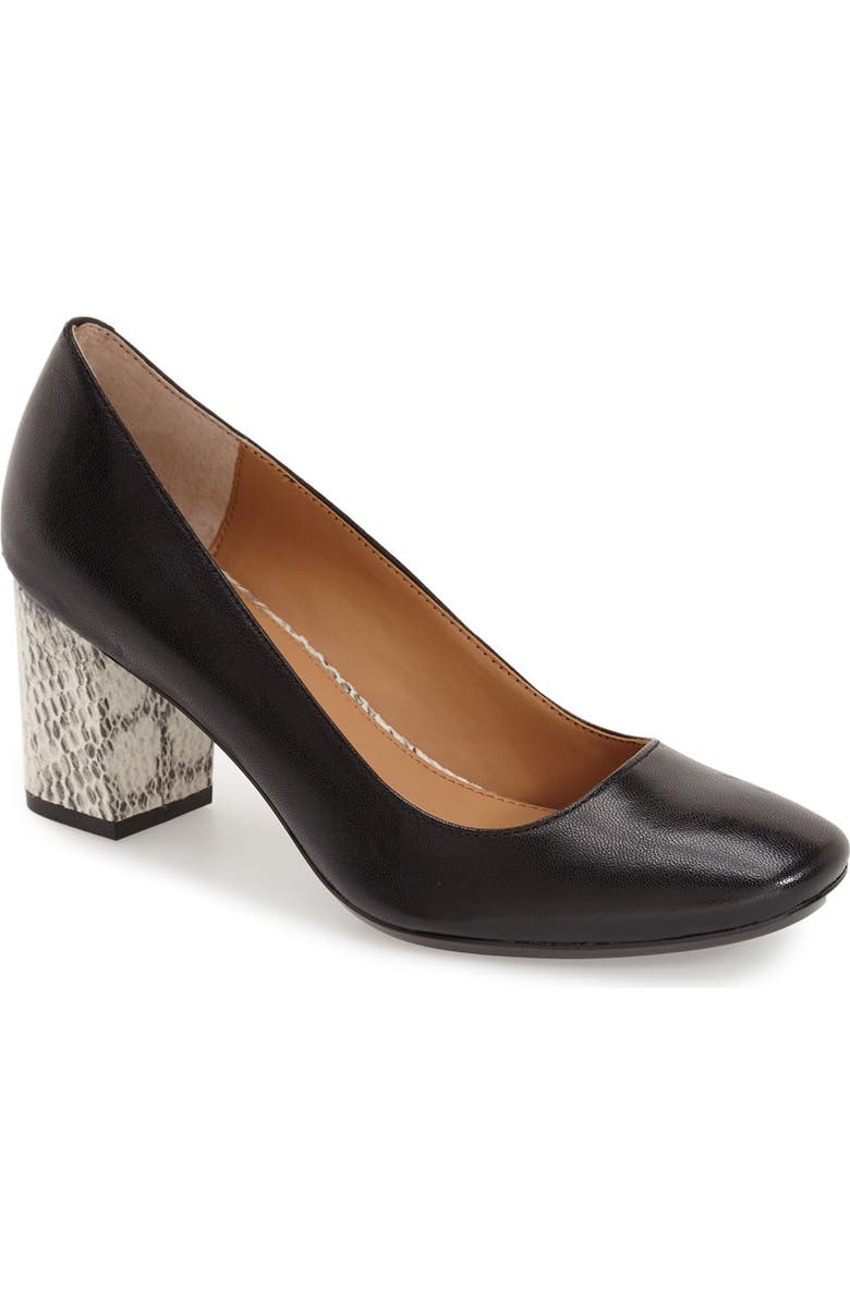 Calvin Klein 'Cirilla' Block Heel Pump, Main, color,
