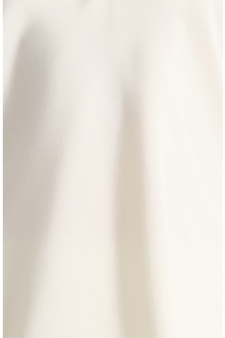 Scalloped Lace Trim Satin Camisole, Alternate, color, IVORY EGRET