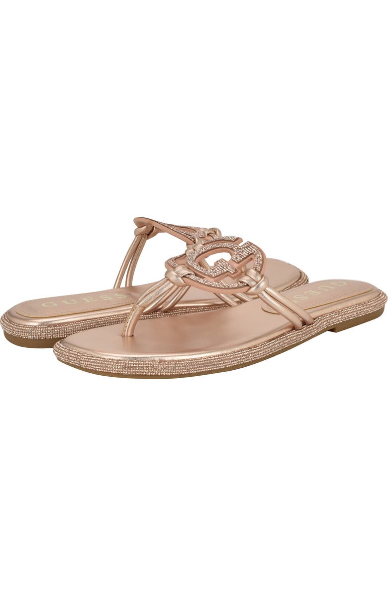 GUESS Saima Sandal, Alternate, color, Light Pink