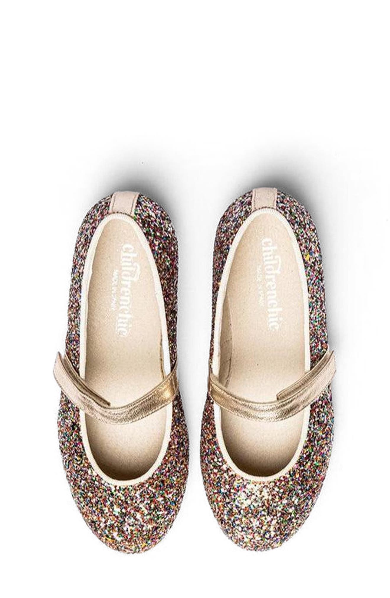 Kids' Glitter Mary Jane, Alternate, color, CONFETTI