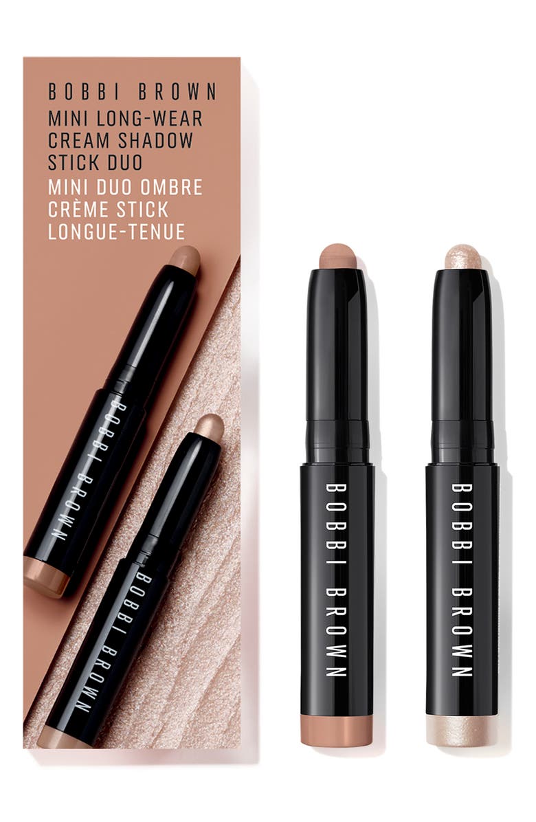 Bobbi Brown Mini Long-Wear Waterproof Cream Eyeshadow Stick Duo $34 Value, Main, color,