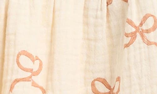 Quincy Mae Sophia Cotton Top & Bloomers Set In Multi