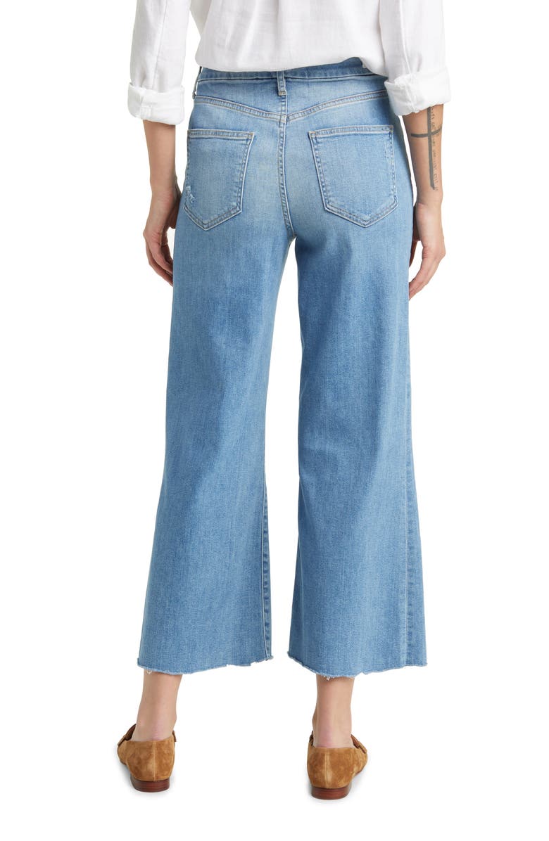 Frank & Eileen Galway Gaucho Jeans, Alternate, color, Light Wash