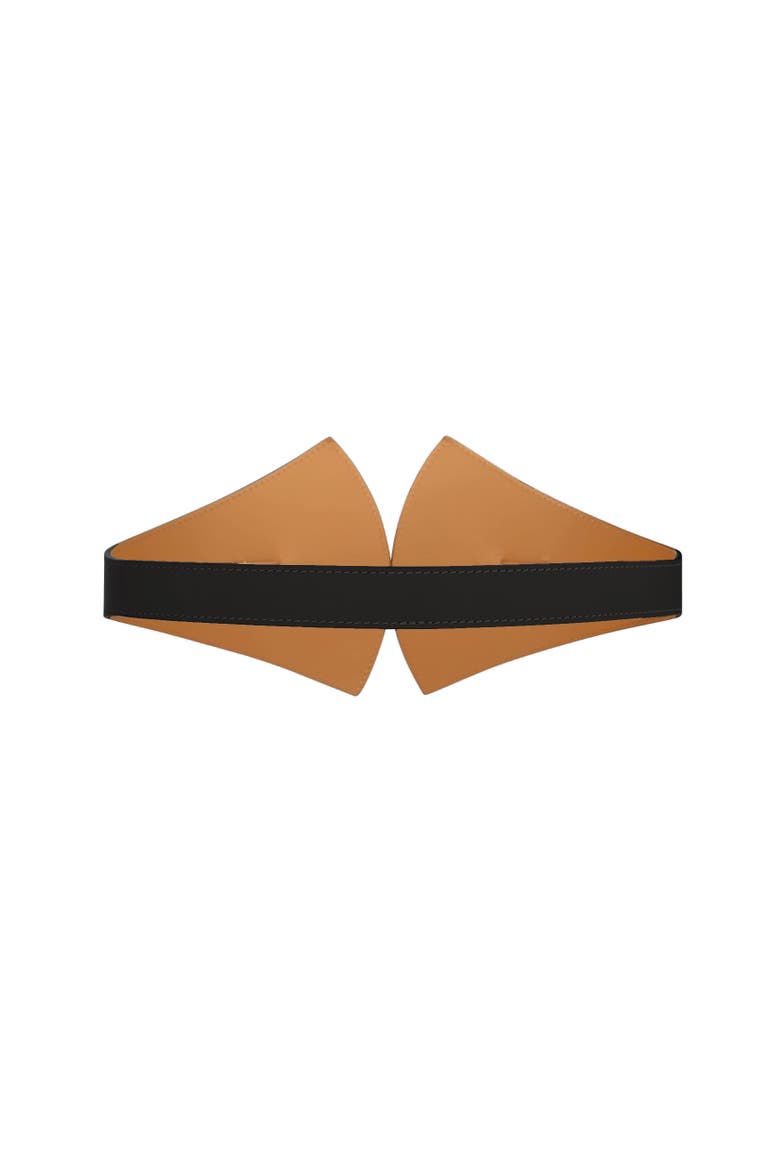 La Remarquable Leather Belt, Alternate, color, Black