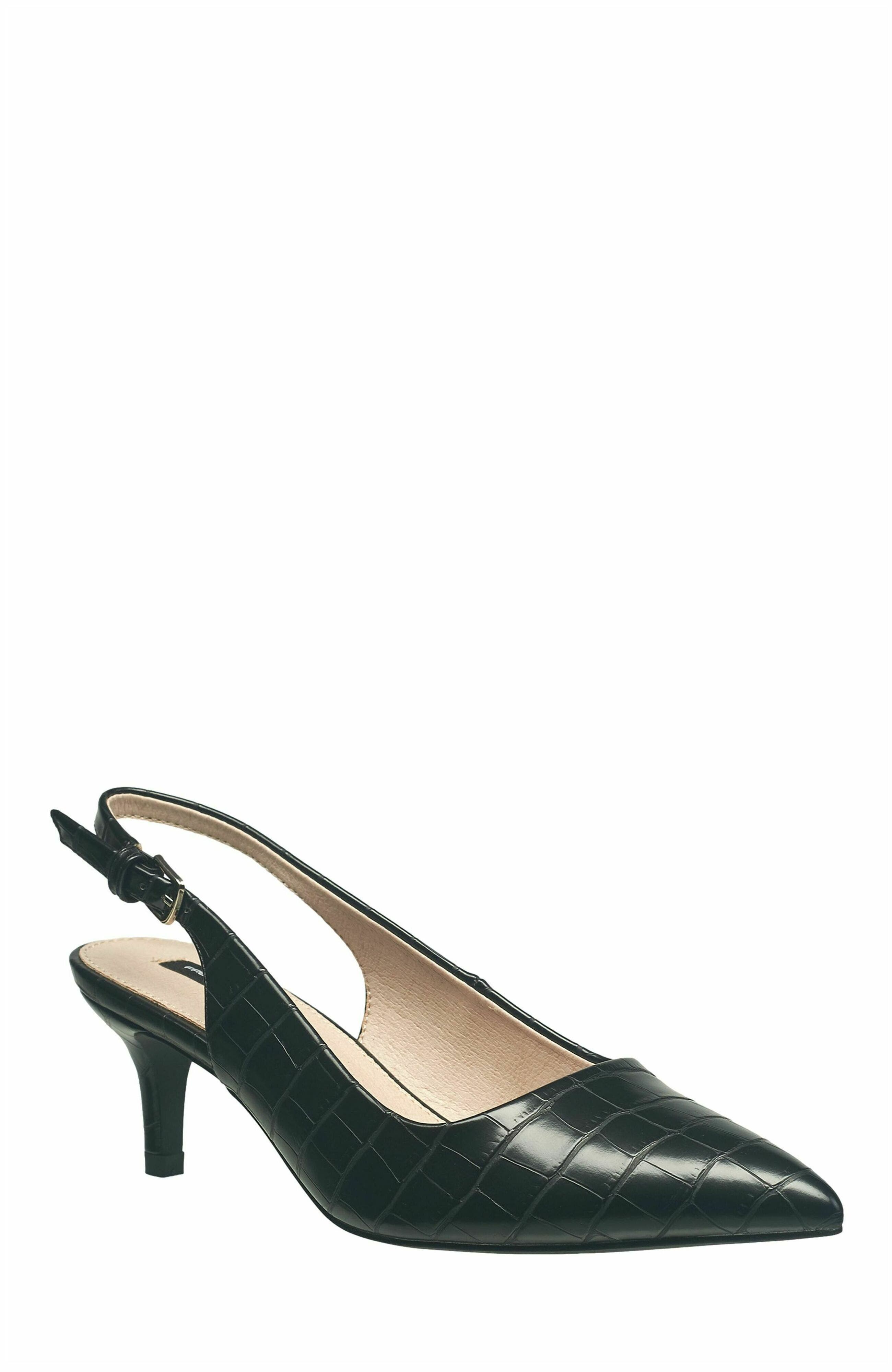 Quinn Slingback Heel, Alternate, color, Black
