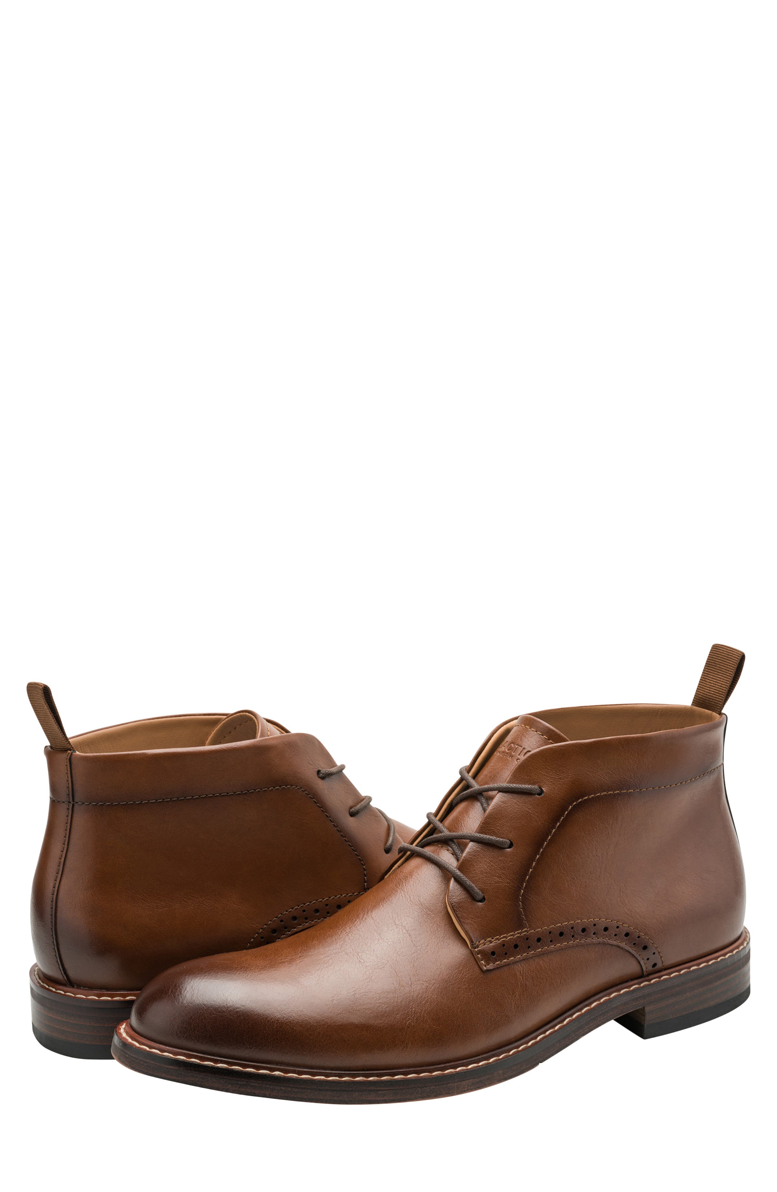 London Faux Leather Chukka Boot, Alternate, color, TAN
