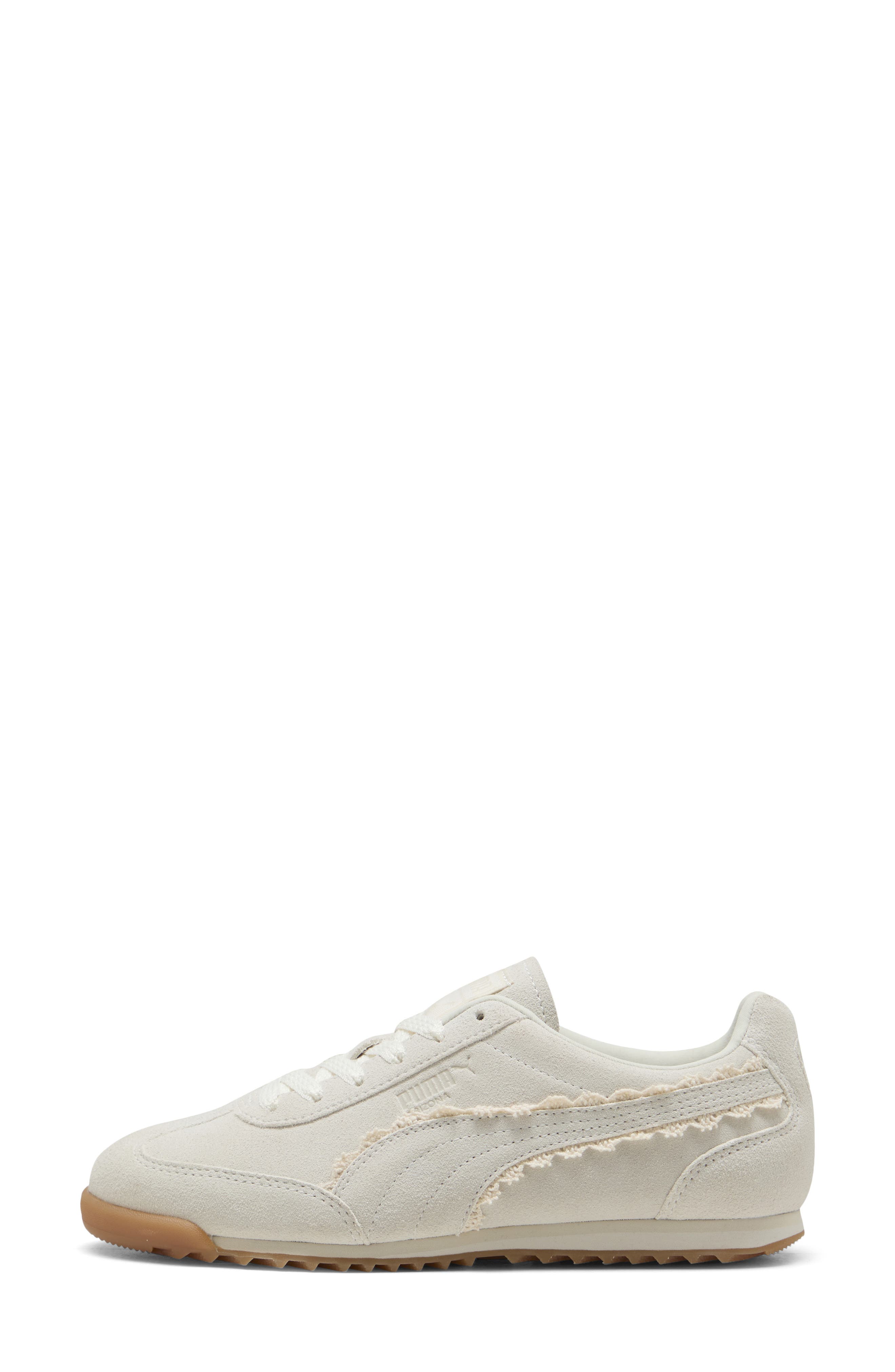 PUMA Arizona Lace Sneaker, Alternate, color, Warm White/ Caramel Latte
