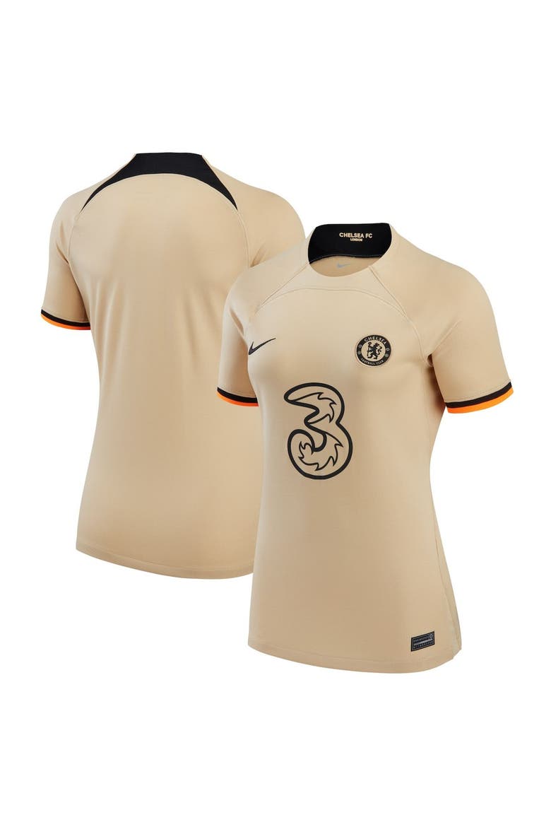 Women's Nike Gold Chelsea 2022/23 Third Replica Jersey, Main, color, Gold