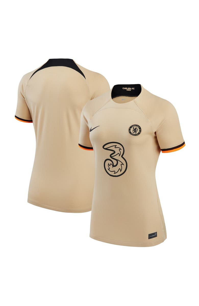Nike Women's Nike Gold Chelsea 2022/23 Third Replica Jersey, Main, color,