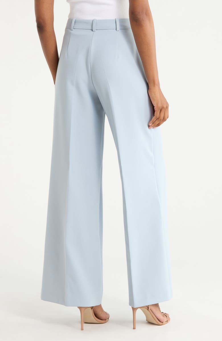 BOSS Tiwi Wide Leg Trousers, Alternate, color, Medium Blue