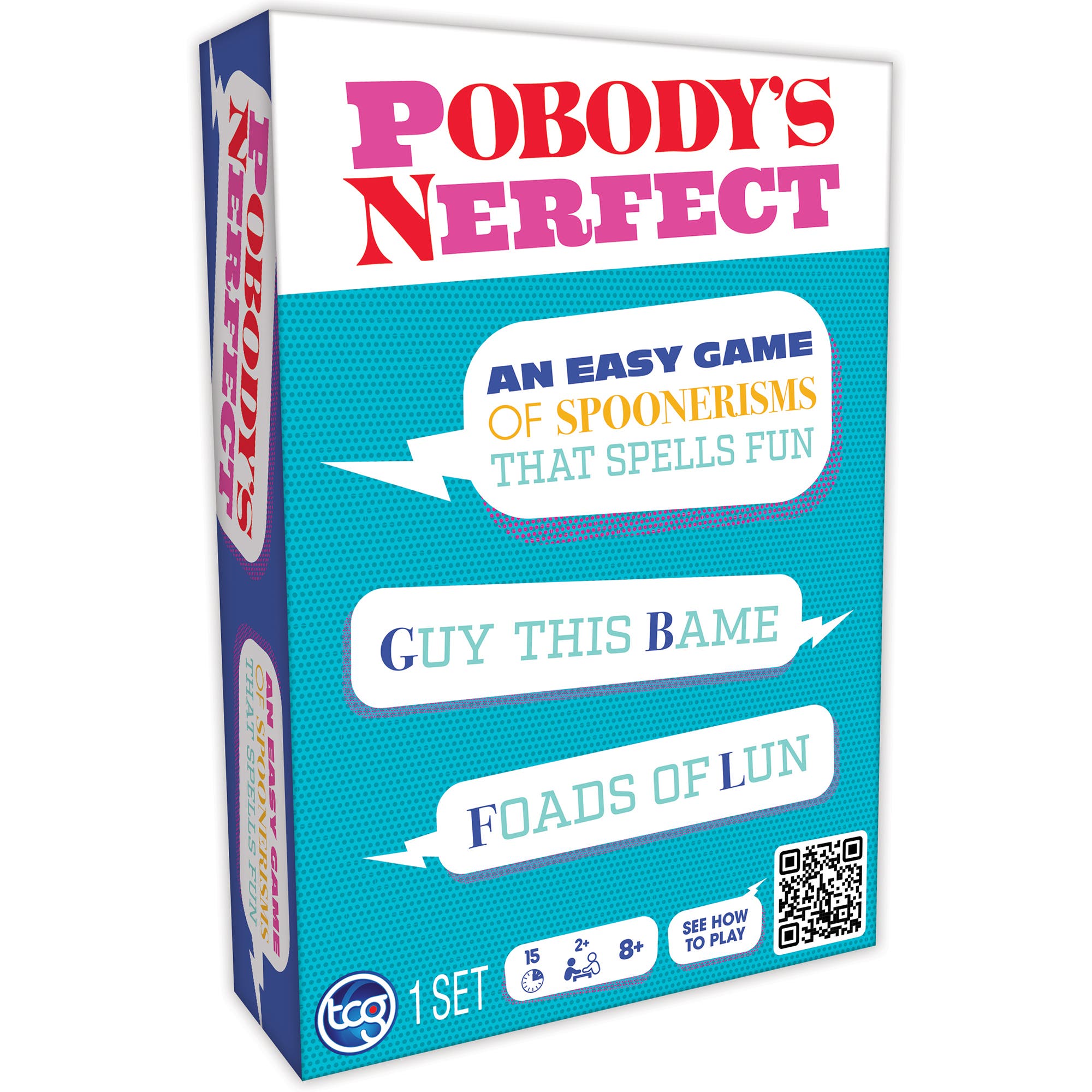Longshore Pobody's Nerfect Game Party Game, 300 Cards, Ages 8+ in Multicolored 