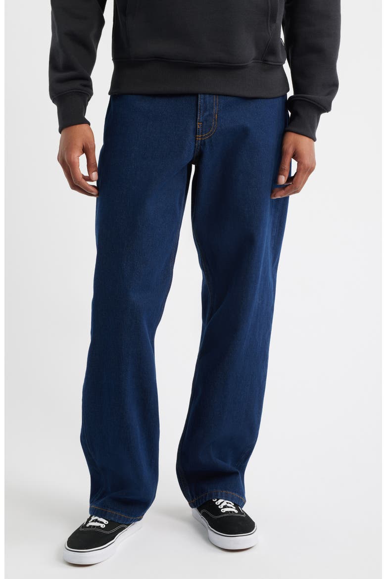 Check-5 Loose Fit Jeans, Main, color, DARK RINSE