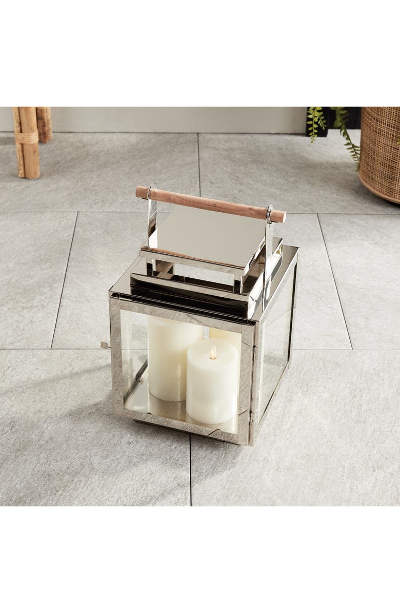 Napa Home & Garden Adwin Outdoor Lantern, Alternate, color, Silver