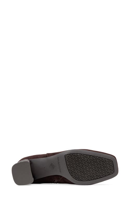 Donald Pliner Pleeze Block Heel Bootie In Burgundy