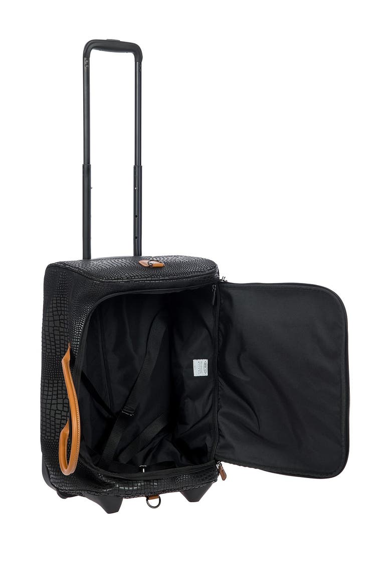 My Safari 21" Rolling Duffle Bag, Alternate, color, BLACK