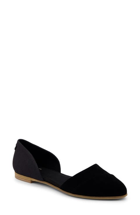 Pointed Toe d'Orsay Flat (Women)