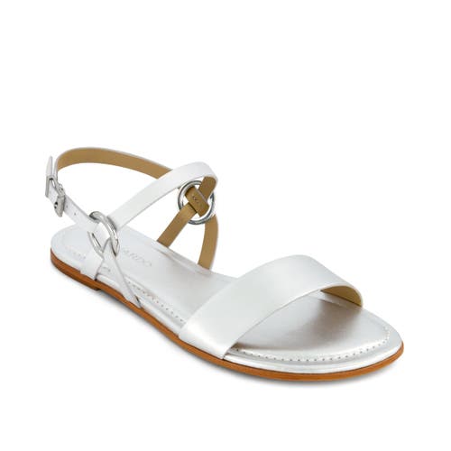 Shop Bernardo Footwear Henre Ankle Strap Sandal In Silver