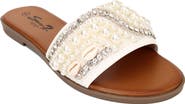 Seven7 Embellished Slide Sandal