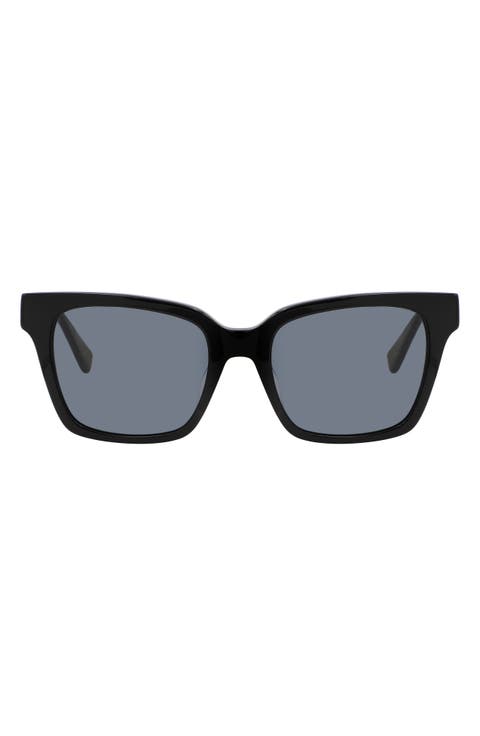 harlow gs 55mm polarized square sunglasses