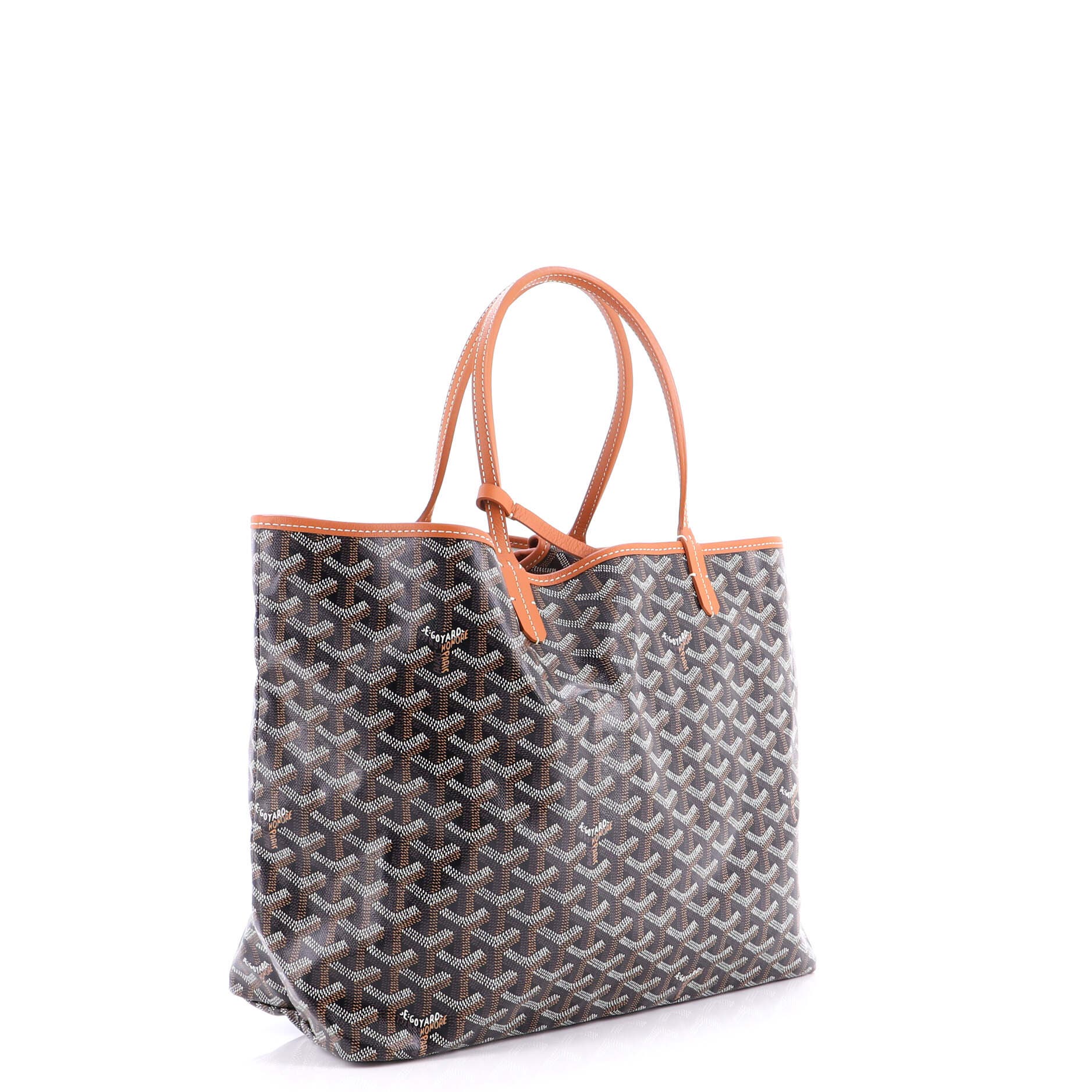 Pre-Owned Goyard Saint Louis Tote Coated Canvas PM, Alternate, color, Brown