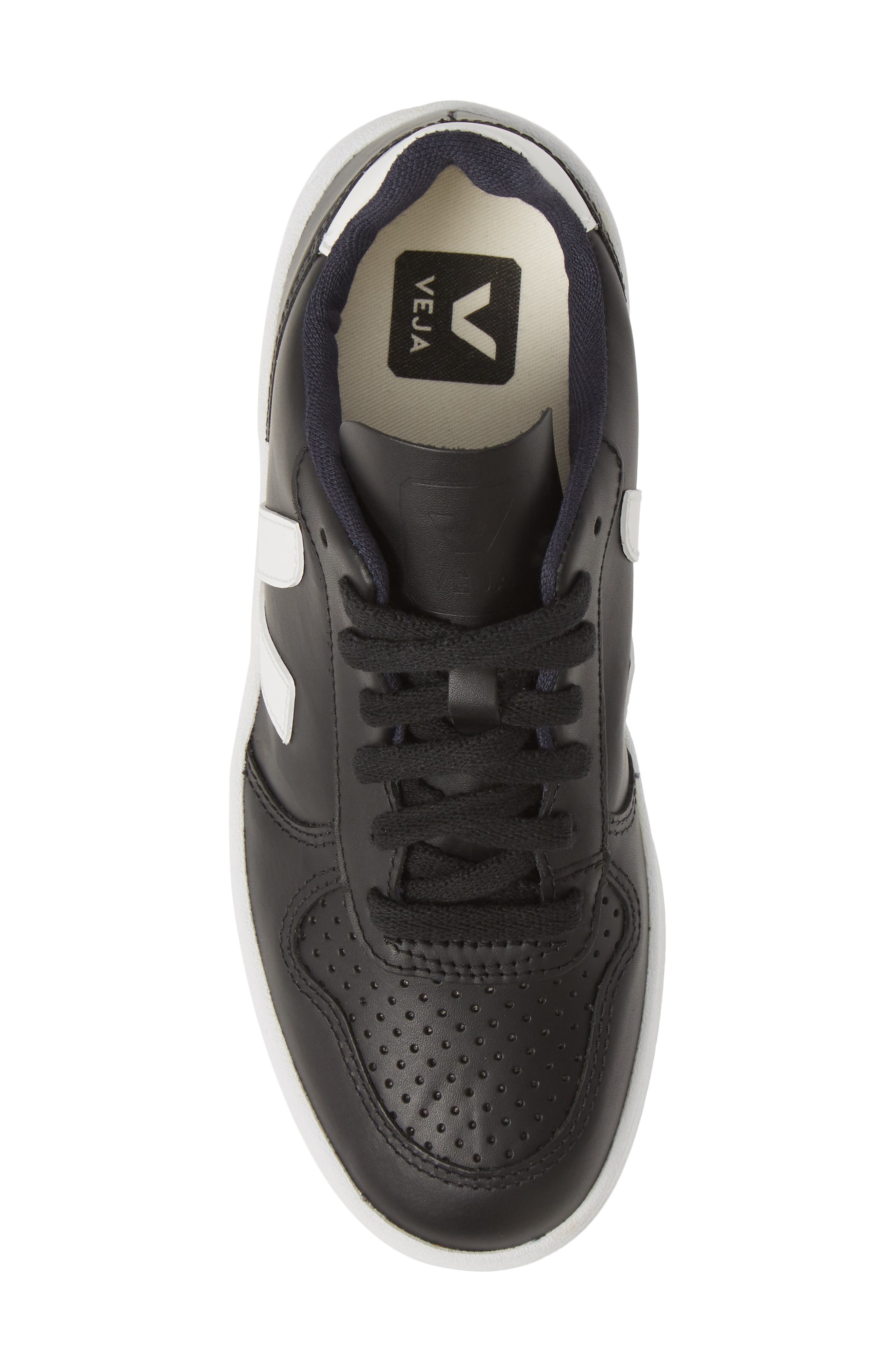 V-10 Sneaker, Alternate, color, BLACK/ WHITE/ WHITE SOLE